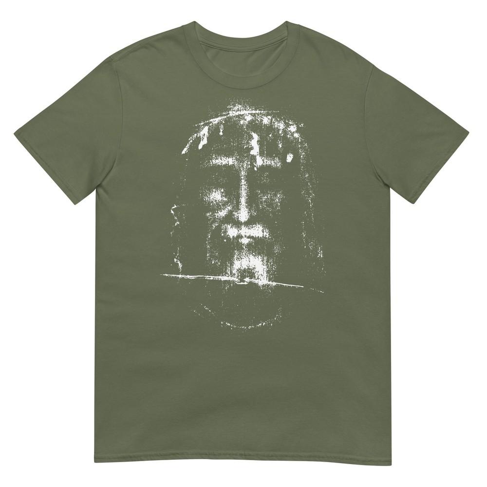 The Holy Face Shroud Of Turin Jesus Christ Face Religious Tshirt