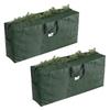 Set of 2 Christmas Tree Storage Bags Waterproof Durable Holder Tote Bags Portable Organization Christmas Decor Storage Solutions