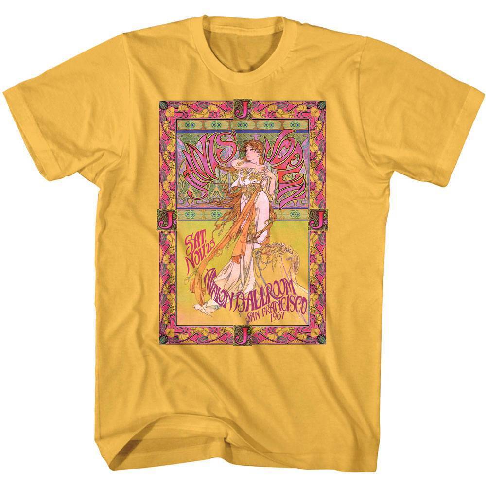 Janis Joplin Avalon Ballroom Men T Shirt S