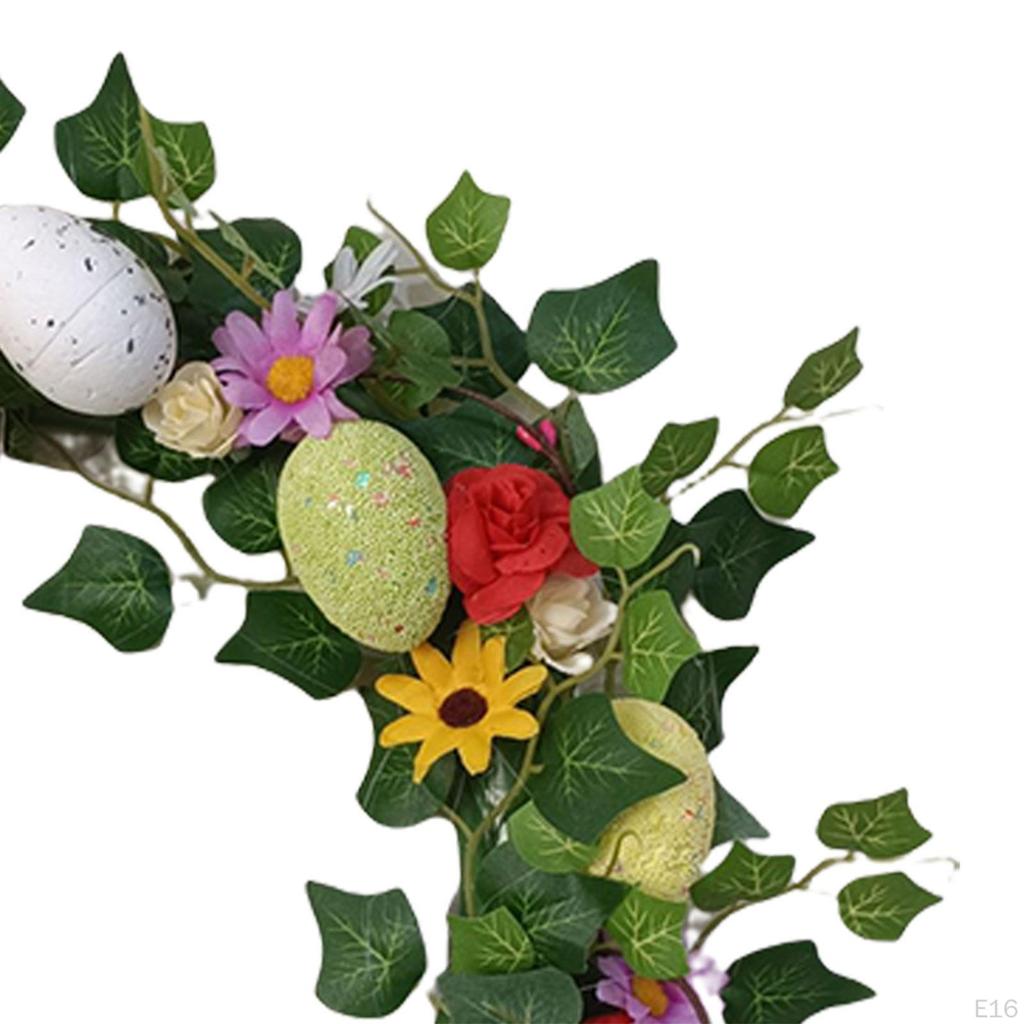 Bliss: Vibrant Easter Egg Wreath for Indoor and Outdoor Festivities