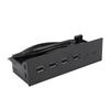 USB Front Panel Hub 5.25in 4 Ports High Speed Stable Plug and Play Optical Drive Front Panel for Desktop Motherboard