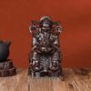Ebony Grandpa Carving Ornament: Rosewood Handcrafted Home Decoration