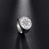  Vintage Tetragrammaton Rings Magical Wahyeh Blessed Pentagram of Solomon Finger Rings for Men Stainless Steel Jewelry