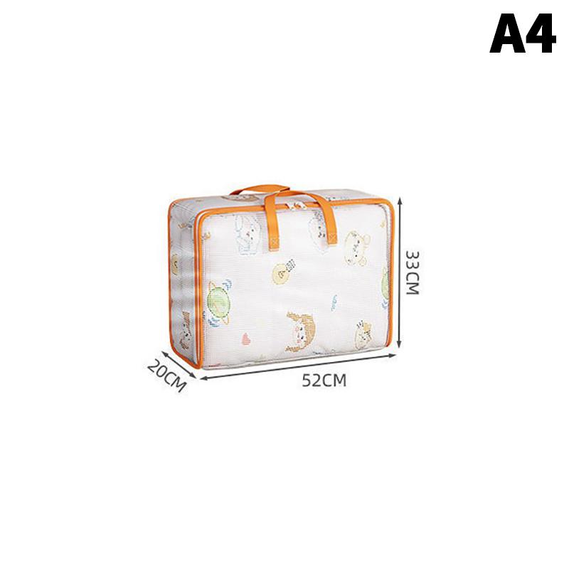 Großes Fassungsvermögen Haushalts-Kleiderorganisatoren Aufbewahrungstasche Schlafzimmer Kleidung Bettdecken Behälter Tragbar Zurück zur Schule Pakettasche