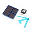 RC Screw Tray Aluminum Alloy RC Nuts Storage Fixing Tools Holder Plate with Disassembly Tool and