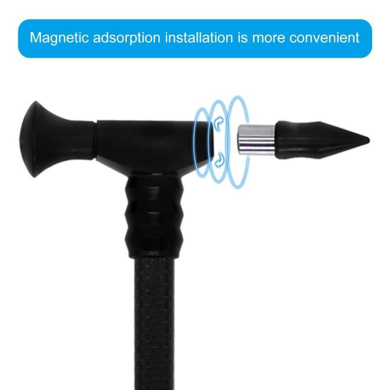 Multiple Shape Head Auto Dent Repair Hammer Set, Magnetic Grip Accessories for Car Body Restoration Various Damage Types