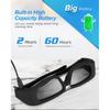 DLP Active Shutter 3D Glasses 96~144Hz For Optoma Acer Home ViewSonic ViewSonic