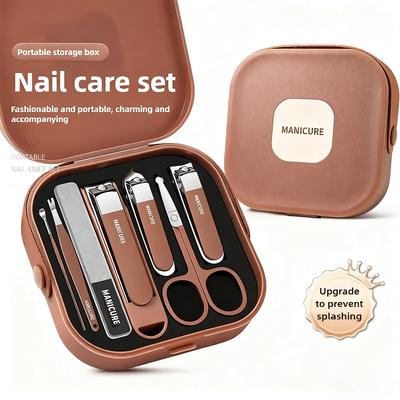 Manicure Set with Stainless Steel Nail Clippers, Nail File, and Care Tools, Beauty Kit for Men and Women Care Kit