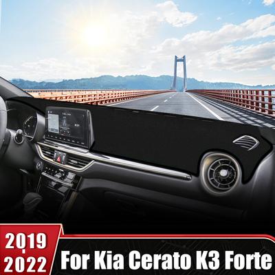 For Kia Cerato K3 Forte Car Dashboard Cover Mat Dash Board Sun Shade Pad Anti-UV Case DashMat Accessories