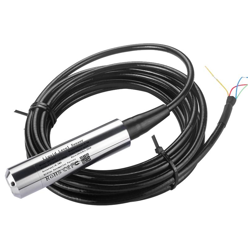 1m 3m 5m to 4-20mA Liquid Level Transmitter RS485 Water Level Transmitter 0-3.3V Submersible Liquid Level Sensor for Tank