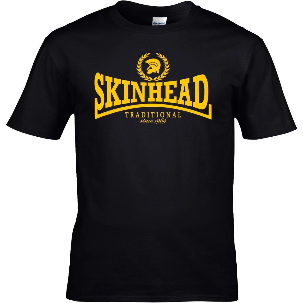 SKINHEAD TRADITIONAL T-Shirt size Oi Skinhead Punk Working Class Oi - L