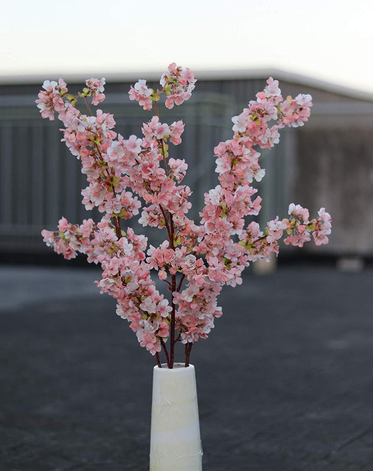 Branches De Fleurs De Pêcher Simulées Haut De Gamme, Fleurs De Décoration De Maison,bouquet De