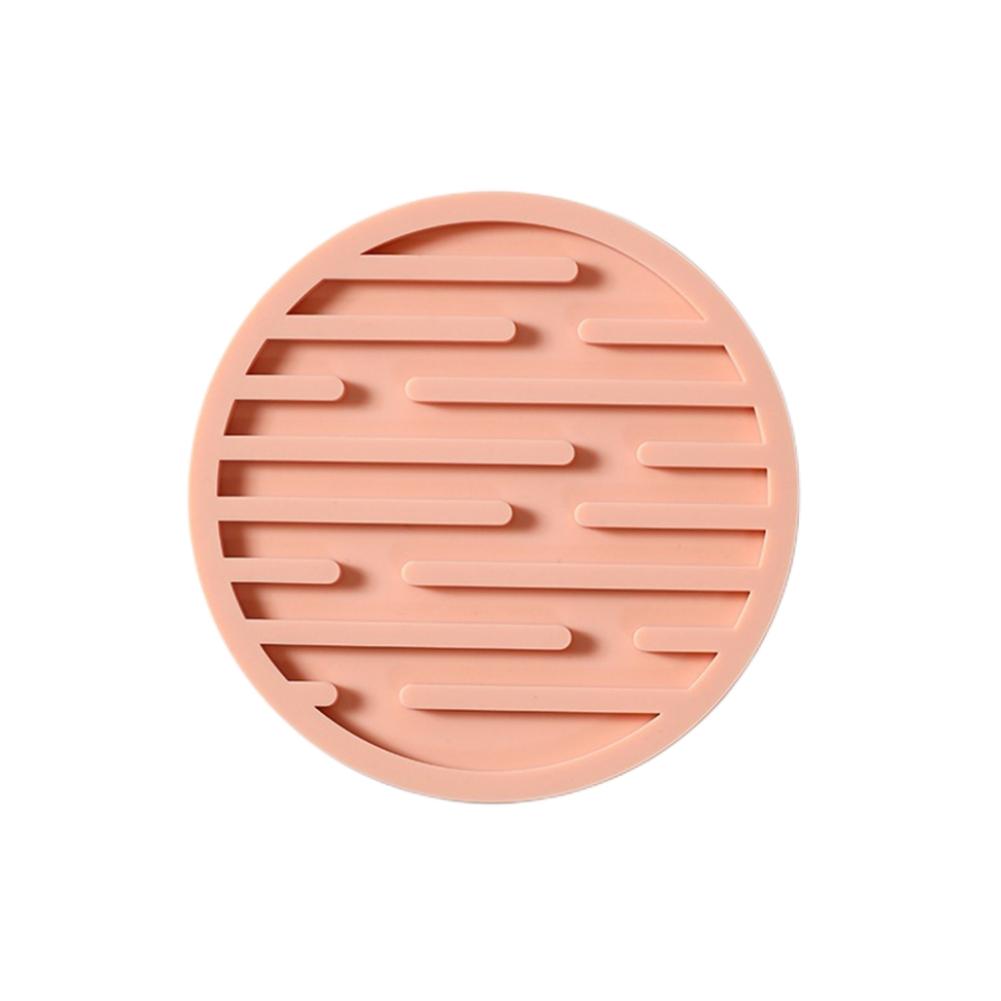 1PC Silicone Drain Coaster Multi-purpose Heat Resistant Protection Cup Holder Drying Mat Draining Pad Table Placemat
