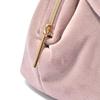 Francfranc Velvet Ribbon Wire with Makeup Cosmetic Storage Pouch, Pink, Pocket, Pouch,