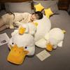 Hot 55/70/120cm Happy Duck Plush Toy Soft Duck Pillow Sofa Cushion Cute Duck Children Girlfriend Birthday Gifts Plush Toys