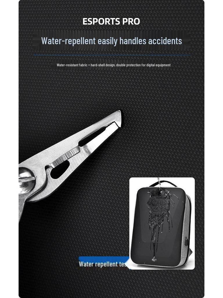 Men's Trendy Anti-Theft Lightweight Multi-Compartment Laptop Backpack