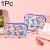 1pc Transparent Portable Makeup Bags For Women Makeup Case Waterproof Storage Bags Cartoon