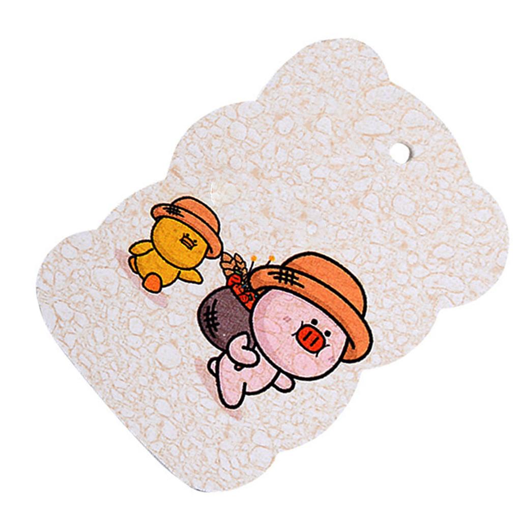 Compressed Wood Pulp Sponge High Absorbent Soft Cartoon Kitchen Scrub Sponge for Dish Washing