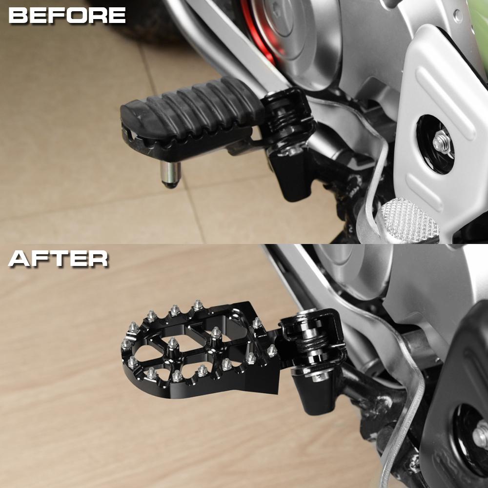 Motorcycle Footrest Footpegs Foot Pegs Rests Pedal For Honda Hunter Cub CT125 CT 125 Trail125 Trail 125 2019-2025 Accessories