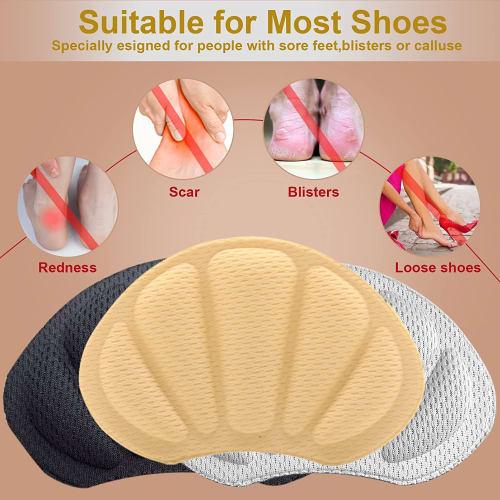 JUTOSU Heel Pads, Cushion Pads, Heel Protection Pads, Shoe Heel Protection Pads, Anti-Slip Pads, Prevents Shoes from Slipping Off, Prevents Slipping,