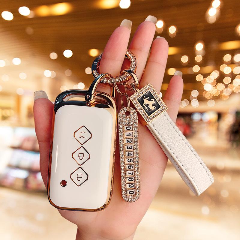 Applicable To 2022 Wuling Xingchen Car Key Cover, Jiachen Xinghui Xingyao Xingguang High-end Bag Protective Case Buckle