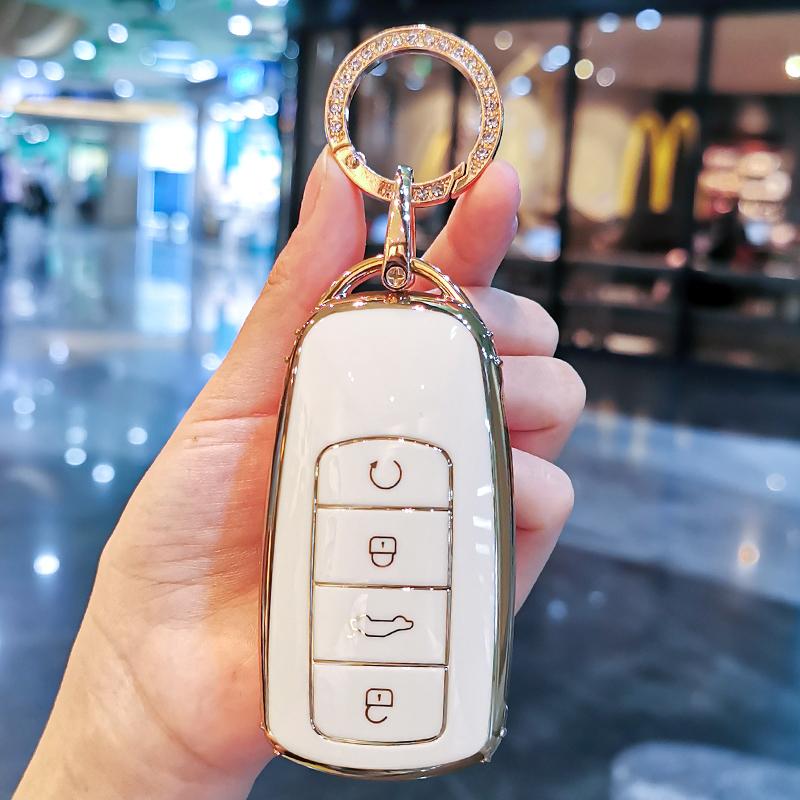 New TPU Car Remote Key Case Cover Protect Shell Bag For Chery Tiggo 8 Pro Tiggo 7 Pro PLUS 2021 Arrizo 5 4 Buttons Accessories