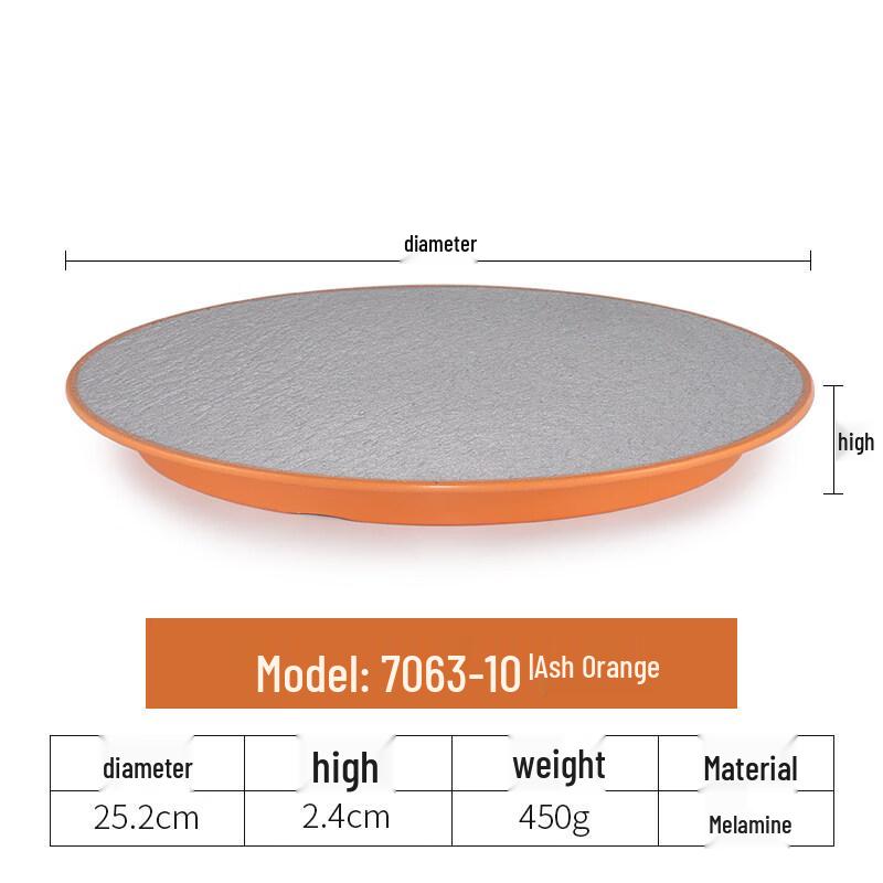 Japanese Style Melamine Flat Plate