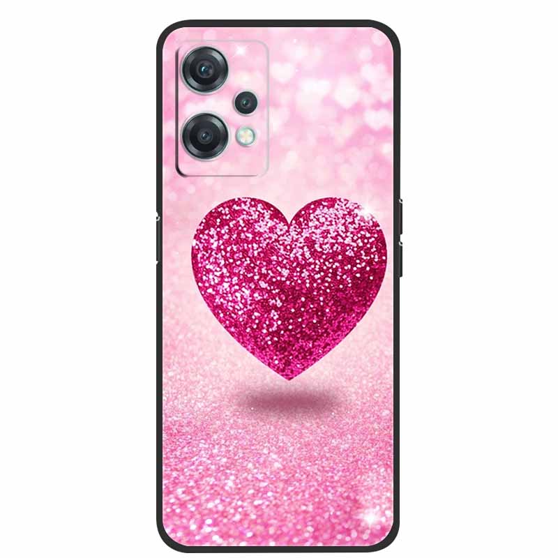 For OnePlus Nord CE 2 Lite 5G Cases Black Silicone Luxury Bumper TPU Case Cover Capa For OnePlus Nord CE 2 5G Shockproof Cases