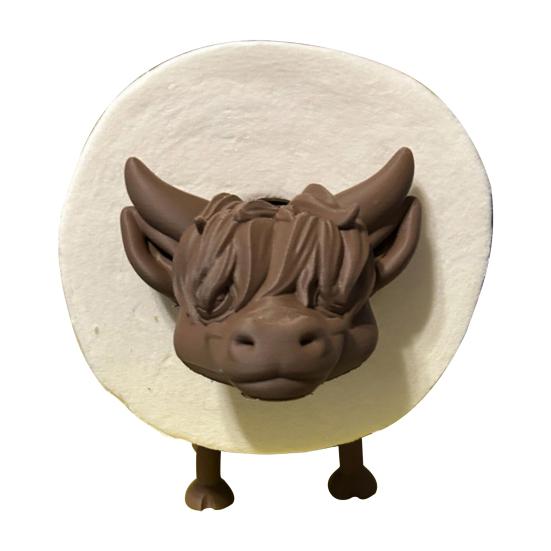 

Держатель для туалетной бумаги в виде коровы Хайленд, стойка для салфеток, отдельно стоящий декоративный забавный держатель для туалетной бумаги, украшение для ванной комнаты кофейный