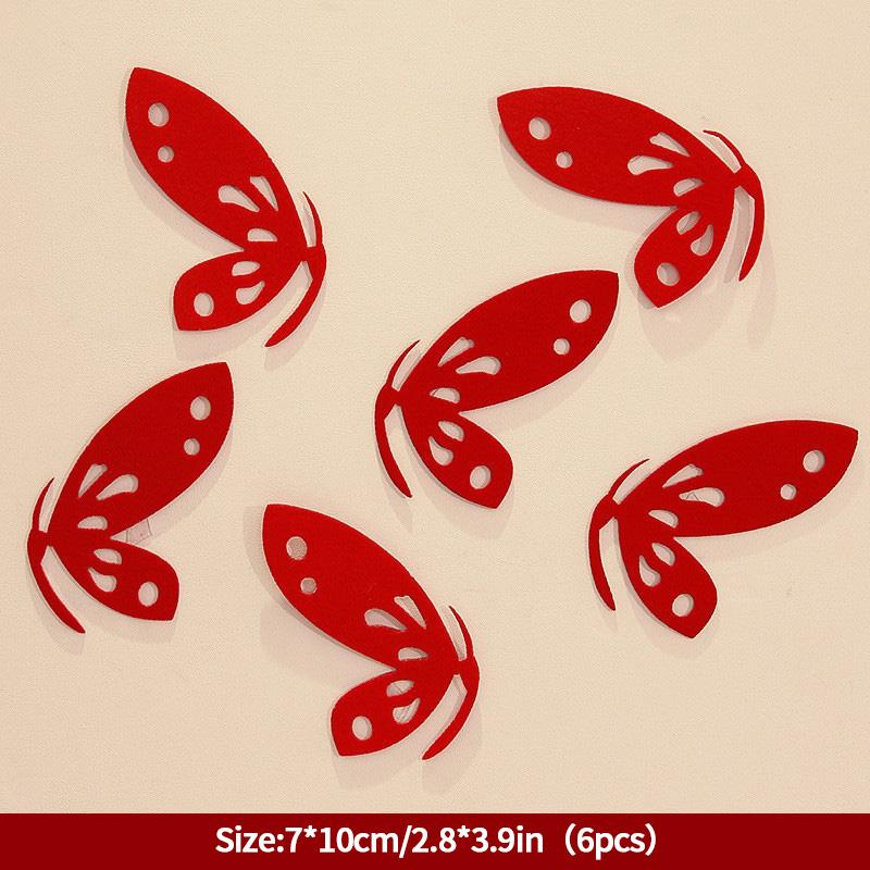 Chinese Wedding Decoration Wedding Wall Decoration Chinese Style Decorative Sticker Double Happiness Hanging Decoration Household Decoration