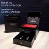 Eternal Love 9 Roses Jewelry Box: Creative Double-Layer Necklace & Ring Drawer, Ideal Valentine's Day Gift.