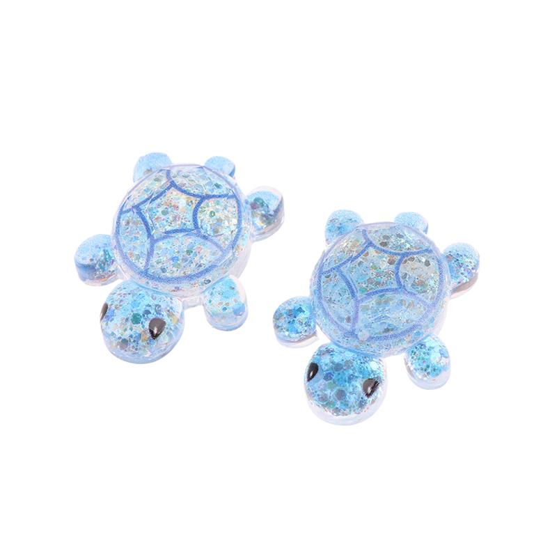 2Pcs Mini Turtle Garden Micro Landscape Resin Crafts Tiny Turtle Miniatures Home Decoration Ornaments Gift
