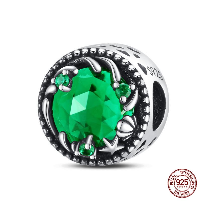 Serie Oceano - Ciondoli Perline Tartaruga Granchio Sirena in Rame Genuino Originale Adatti Per Bracciale da 3 mm Fai Da Te Creazione Pendente