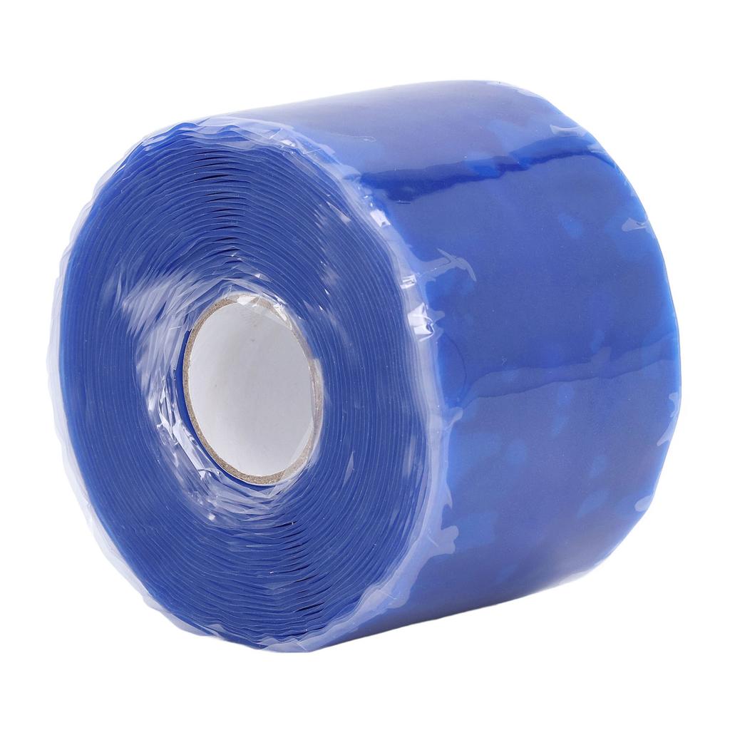 Silicone Rubber Repair Tape 5m Length 50mm Width 0.8mm Thick Self Adhesive Water Hose Leak Seal