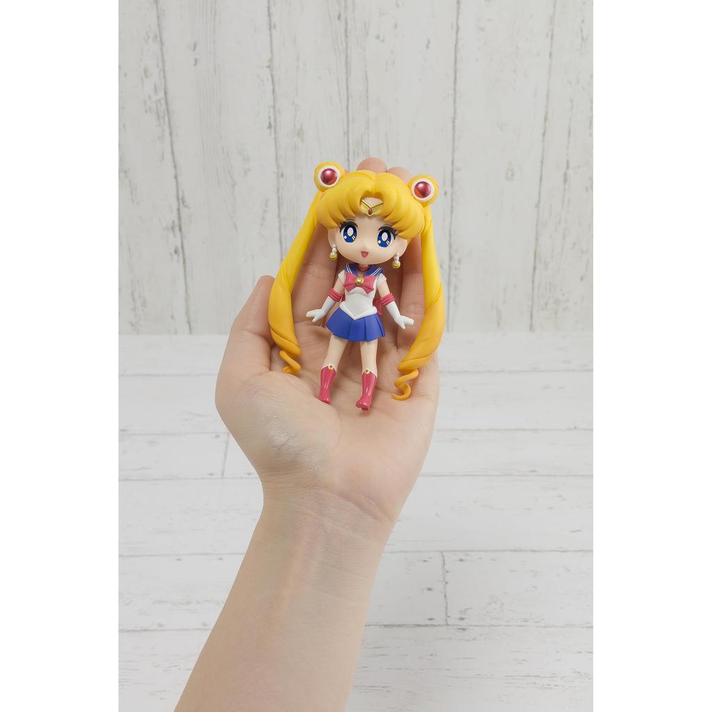 TAMASHII NATIONS Figuarts Mini Sailor Moon Reissue 90mm Painted PVC&ABS Action Figure - Sailor Moon Collectible