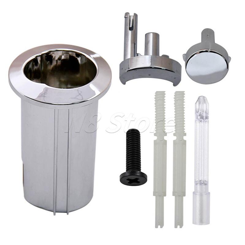 Per Pulsante Doppio Scarico Roca D2D e Aste filettate Lunghe Corpo AH0001700R Cromato 822044001