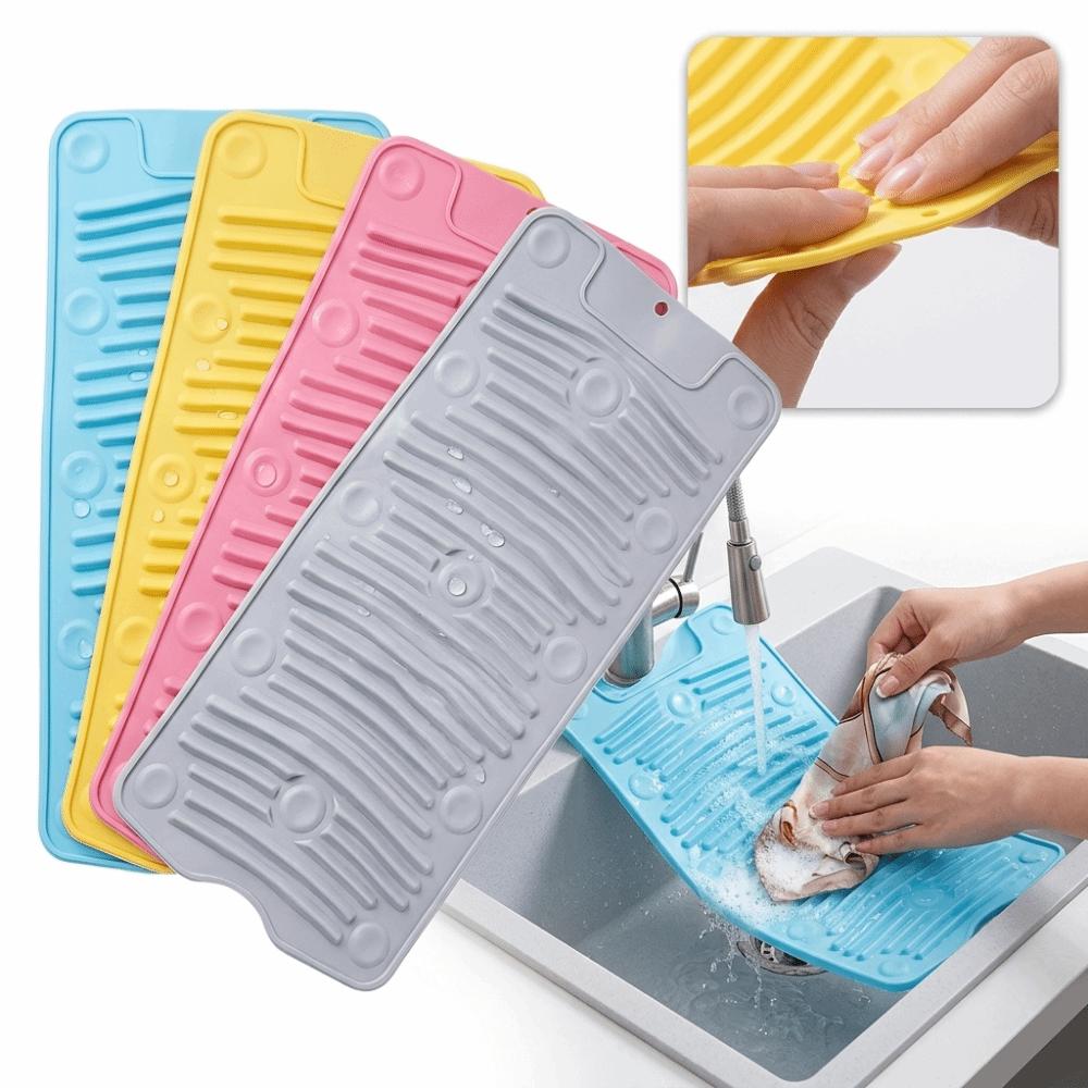 Suction Cups Hand Washing Board Non-Slip Scrubbing Board Laundry Washboard  Hand Washing Delicates