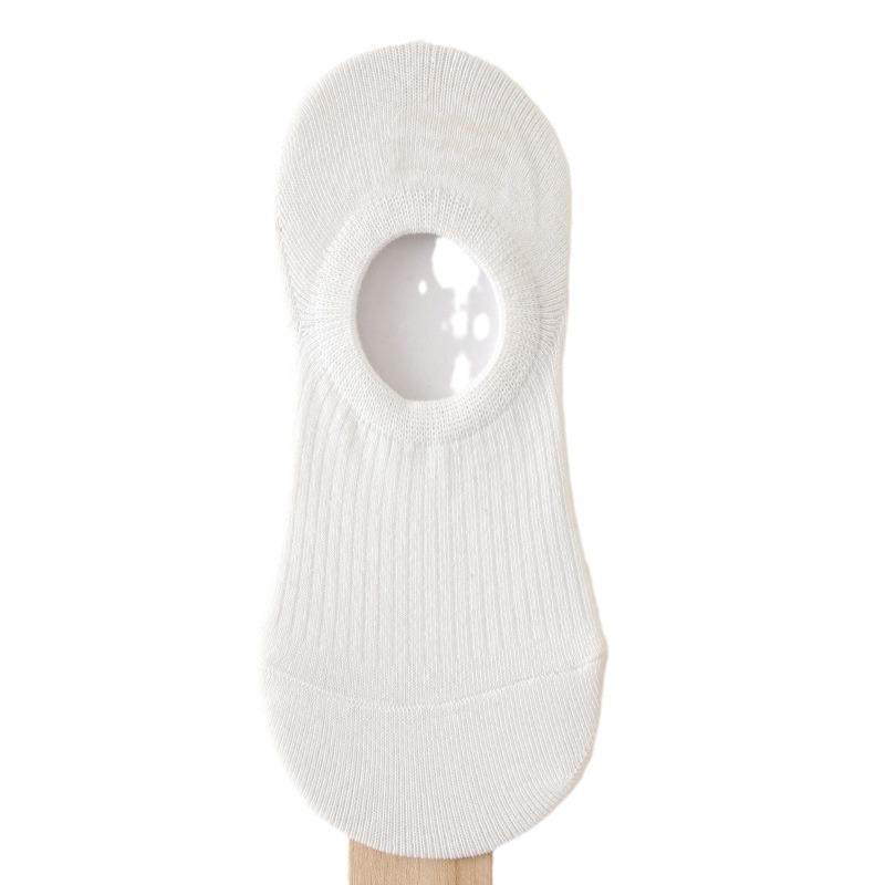 Summer Solid Color Socks Black And White Gray Invisible Socks Light Mouth Low Top Men'S Simple Socks Breathable Boat Socks Women