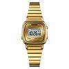 SKMEI 1901 Digitale Horloges voor Dames Mode Alarm Waterbestendigheid Roestvrij Staal Sport Horloges