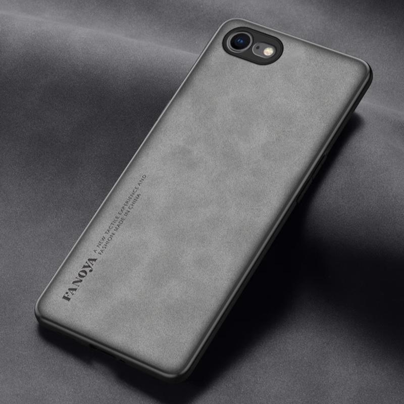 16E Hülle Luxus Schafsleder Handyhüllen für iPhone 16 E 16 Pro Max 16Plus Stoßfeste Silikon Bumper Abdeckung