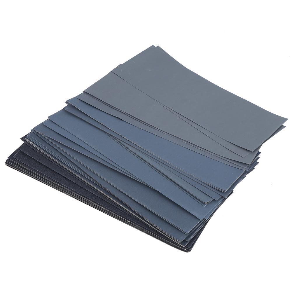 

Набор наждачной бумаги 42 шт. 120# 3000# Абразивный бумажный набор Шлифовальные листы Бумага Полировальный инструмент