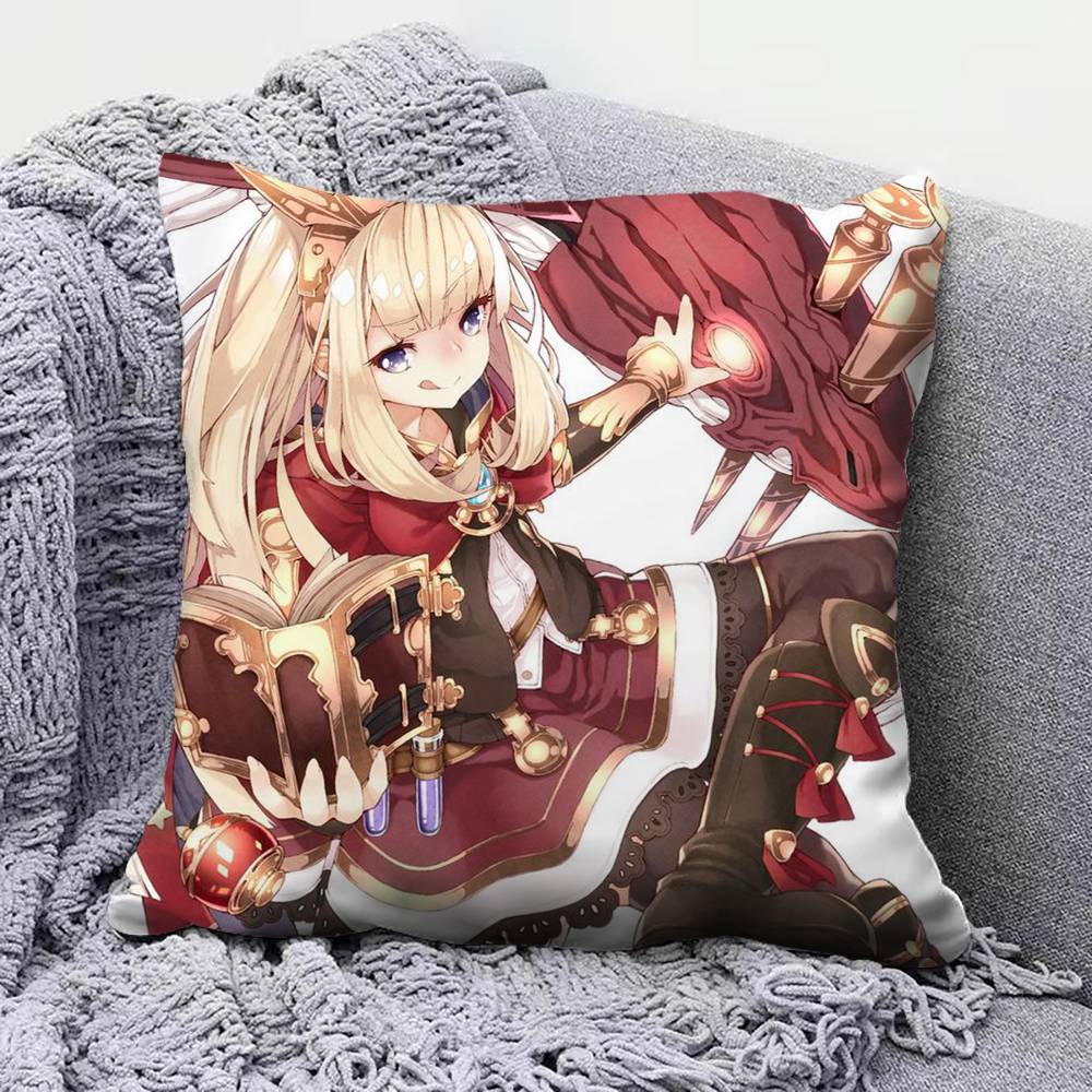 Granblue Fantasy Žaidimo Anime Pagalvės Užvalkalai Namų Sofos Pagalvės Užvalkalai ir Dekoratyviniai Individualūs