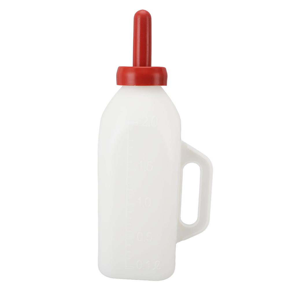 2L Calf Feeding Bottle Thicken Leakproof Silicone Nipple Calf Nursing Feeding Supplies with Handle