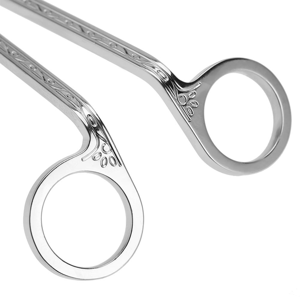 Fashion Plating Stainless Steel Candle Heart Clip Wick Trimmer Scissors Tool(black)