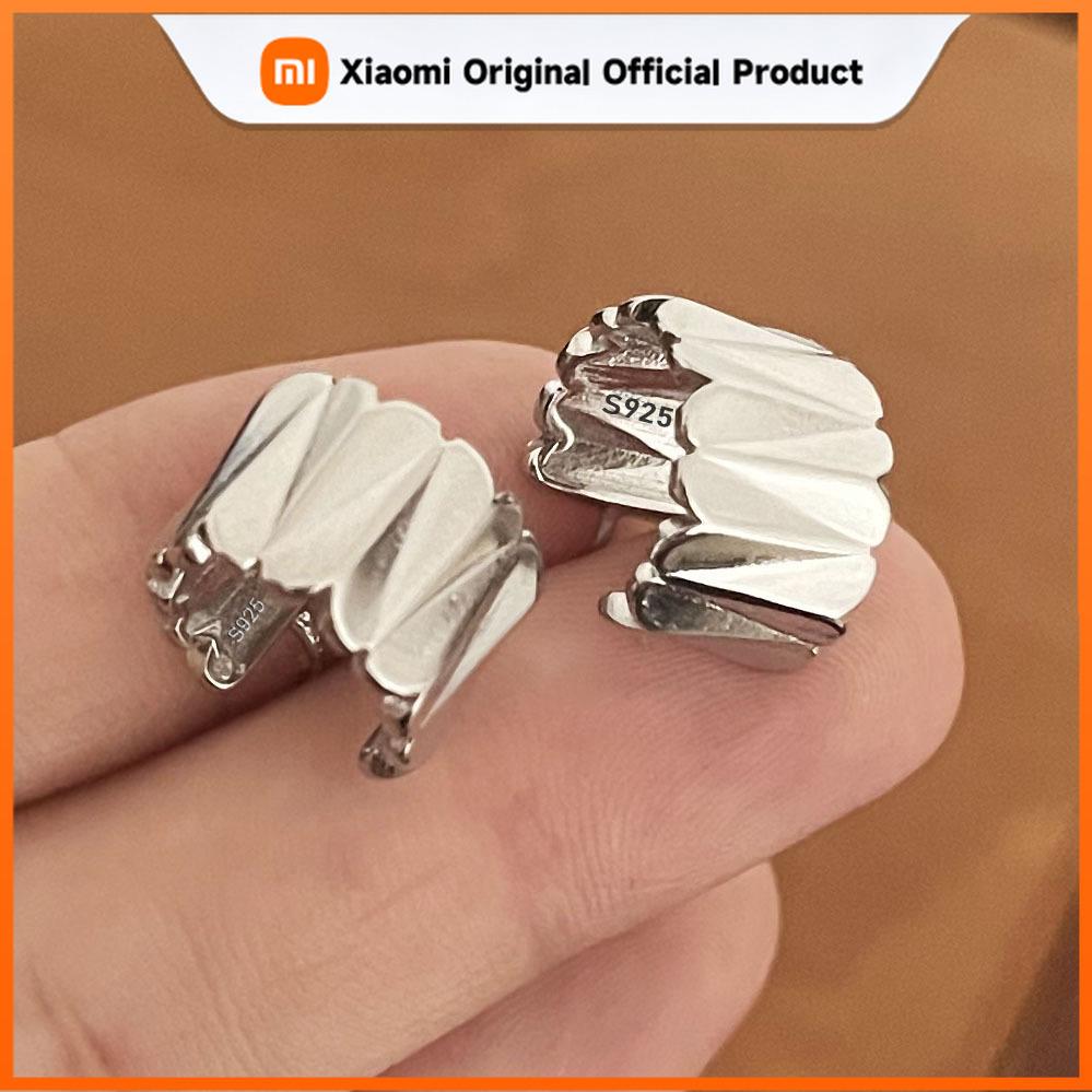 Xiaomi BF CLUB 925 Sterling Silver Wave Earrings For Women Girl Sexy Fashion Trendy Jewelry Gift Party Wedding Pendientes Mujer