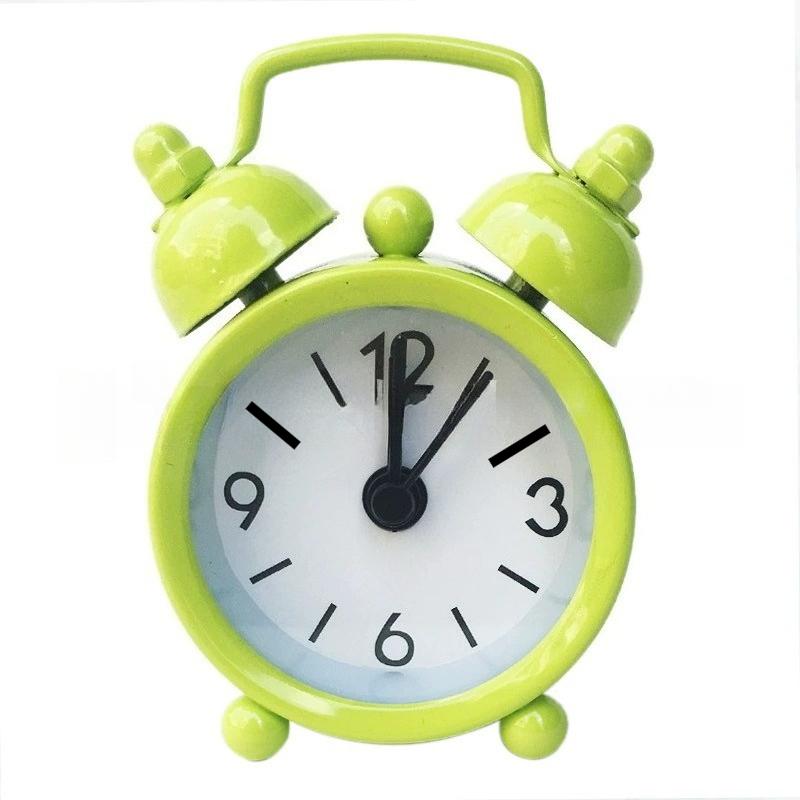 Mini Metal Alarm Clock Creative Student Electronic Alarm Clock Bedside Alarm Clock Portable Travel Alarm Clock