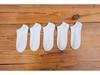 Men's Minimalist Black & White Low-Cut Socks - Spring/Autumn