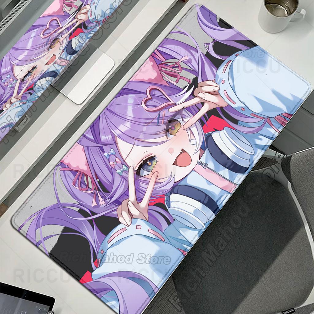 Xxl Anime Mousepad Cute Girl Tenko Shibuki E-Sports Keyboard Desk Mat Non-Slip Rubber Mouse Mat Extended Pad Office Accessories
