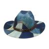 Fashion Design Sense, Color Matching, Old Jazz Hat, Retro Western Cowboy Top Hat, Stage Catwalk Concave Stage Hat