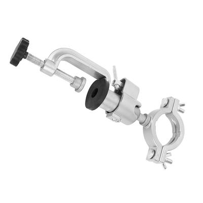 Electric Drill Stand 360 Degree Rotation, Fix   Drill Electric Grinder, Aluminum Alloy Holder Clamp, for   Processing, Lightweight and Conv